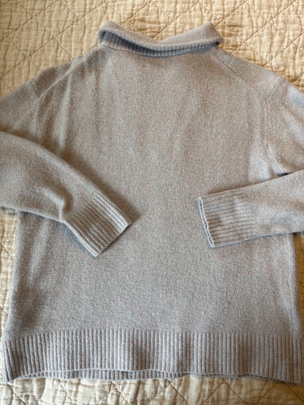J. Crew half zip cable sweater in extra soft yarn - Picture 5 of 8